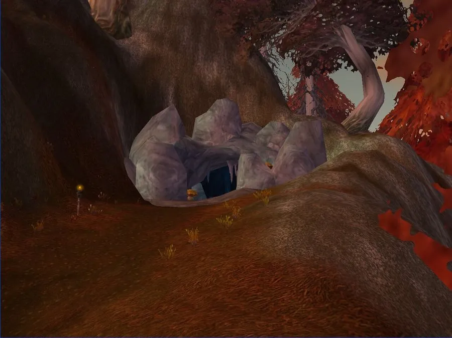 The Alliance entrance on the south side of Forlorn Ridge.